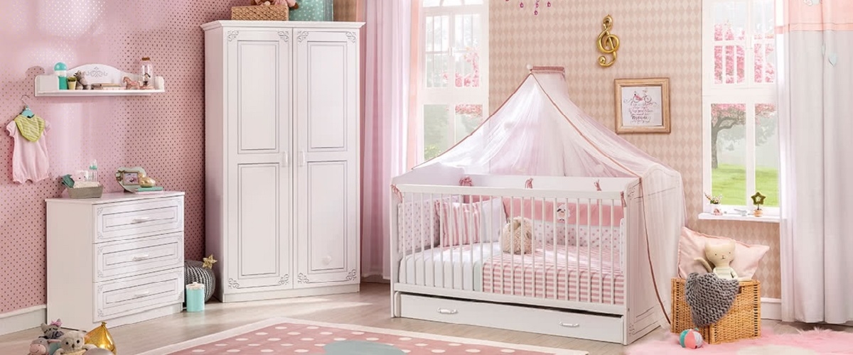 Fehér babaszoba - Cilek Selena baby