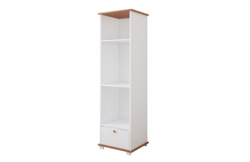 Hercegnő szekrény 2 ajtós 1 fiókos rózsaszín-fehér