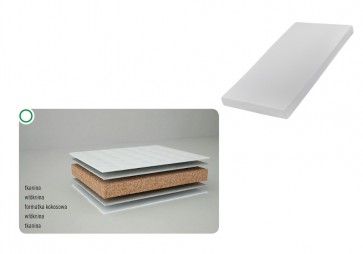 SleepNature kókuszrost matrac babaágyba 120×60×6 cm