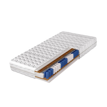 Liam matrac zsákrugós, kétoldalas, 7 keménységi zóna, kókusz réteg ,140x200 - 20 cm