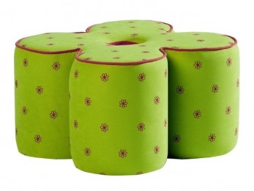 Ottoman, virág alakú ülőke zöld - Cilek Daisy 21.09.3307.00 -Raktáron