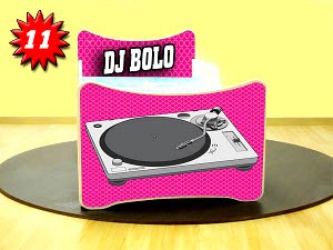 SMB gyerek- és ifjúsági ágy - DJ motívummal 
