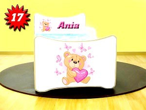 SMB gyerek- és ifjúsági ágy, választható méretekben ágyneműtartóval vagy anélkül - Mackó 