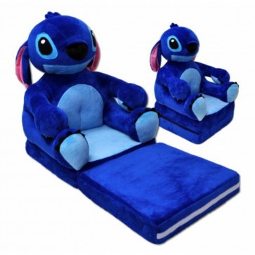 abafotel plüsshuzattal Stitch Plüssfotel , nyitható fekvőfelülettel 