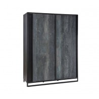 Tolóajtós gyerekszekrény - Dark metal 20.52.1003.00