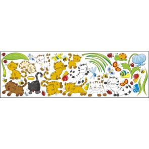 Matricák cicák minta 2 - kis készlet 0,5m2