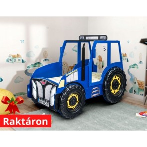 Traktor autóságy kék - Ajándék matraccal! 