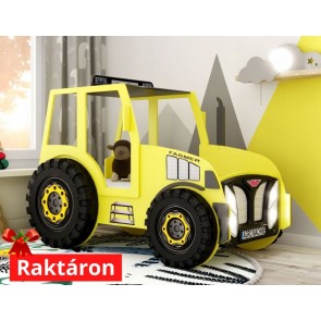 Traktor autóságy sárga - Ajándék matraccal! 