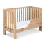 Amelia II kiságy 60x120 - Oak (tölgy) + Leesésgátló